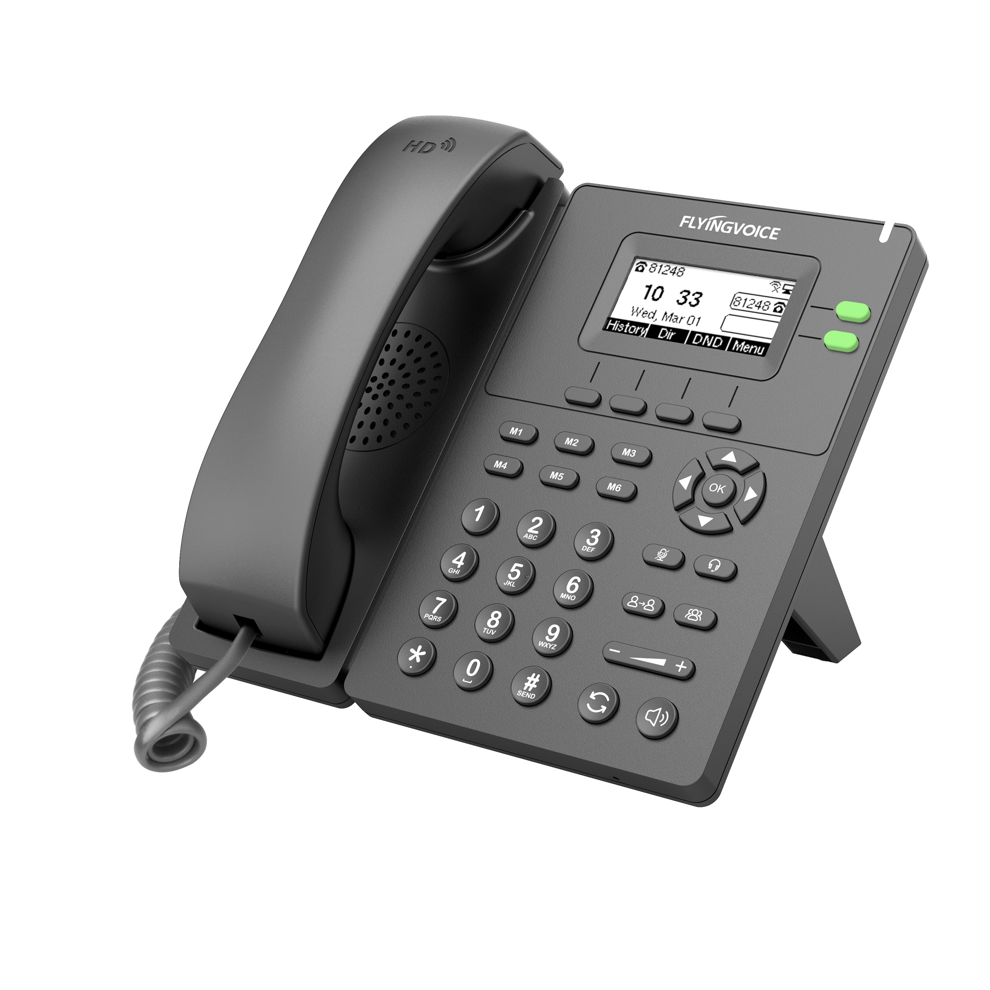 IP-телефон Flying Voice P20G серый