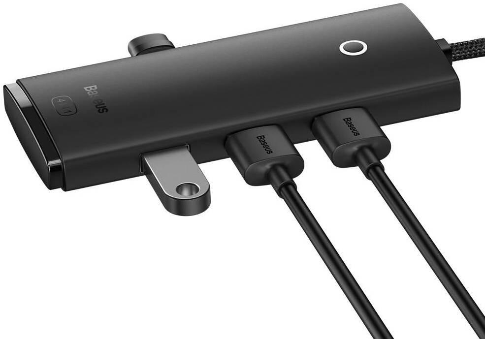 USB-хаб Baseus Lite Series Black (WKQX030401)