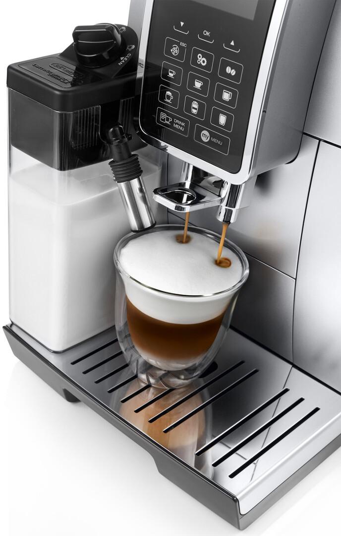 Кофемашина Delonghi Dinamica серебристый (ECAM350.75.S)