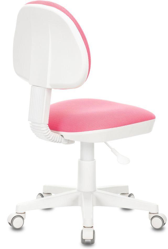 Кресло детское Бюрократ KD-3/WH/TW-13A белый/розовый
