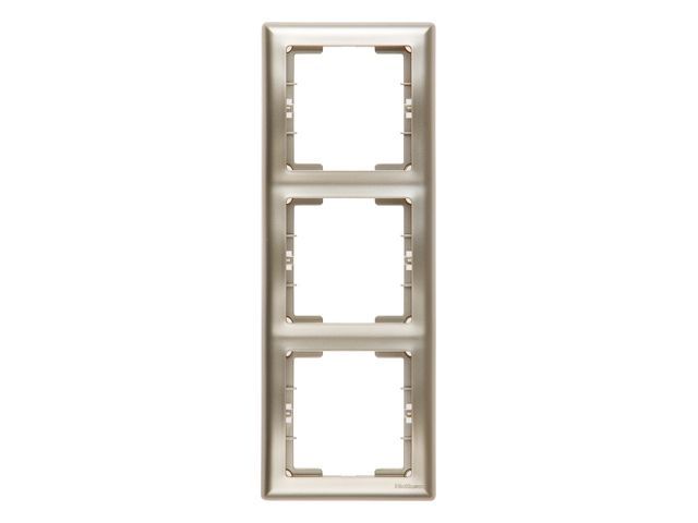 Рамка 3-ая вертикальная титан, DARIA, MUTLUSAN