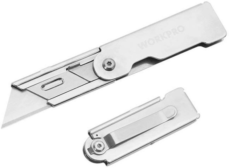 Нож строительный WorkPro WP211001