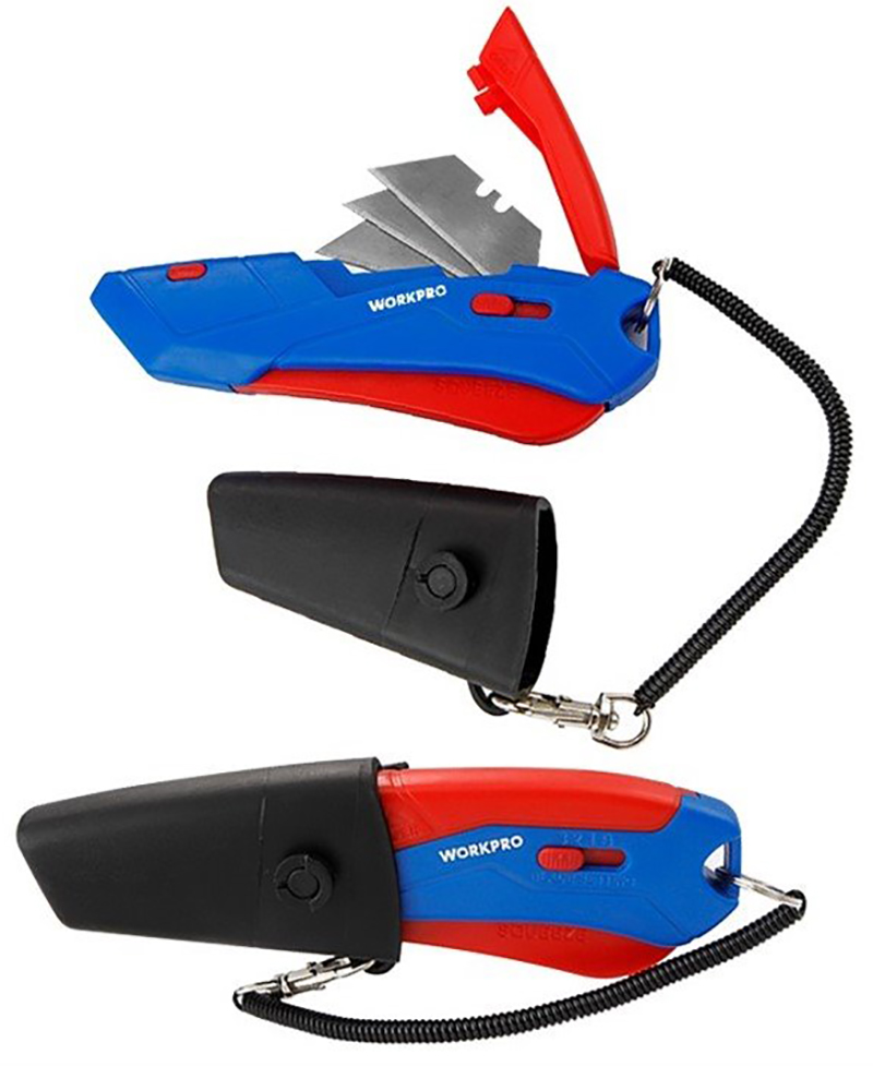 Нож строительный WorkPro WP213010