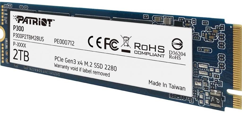 SSD диск Patriot M.2 2.0Tb P300 (P300P2TBM28)