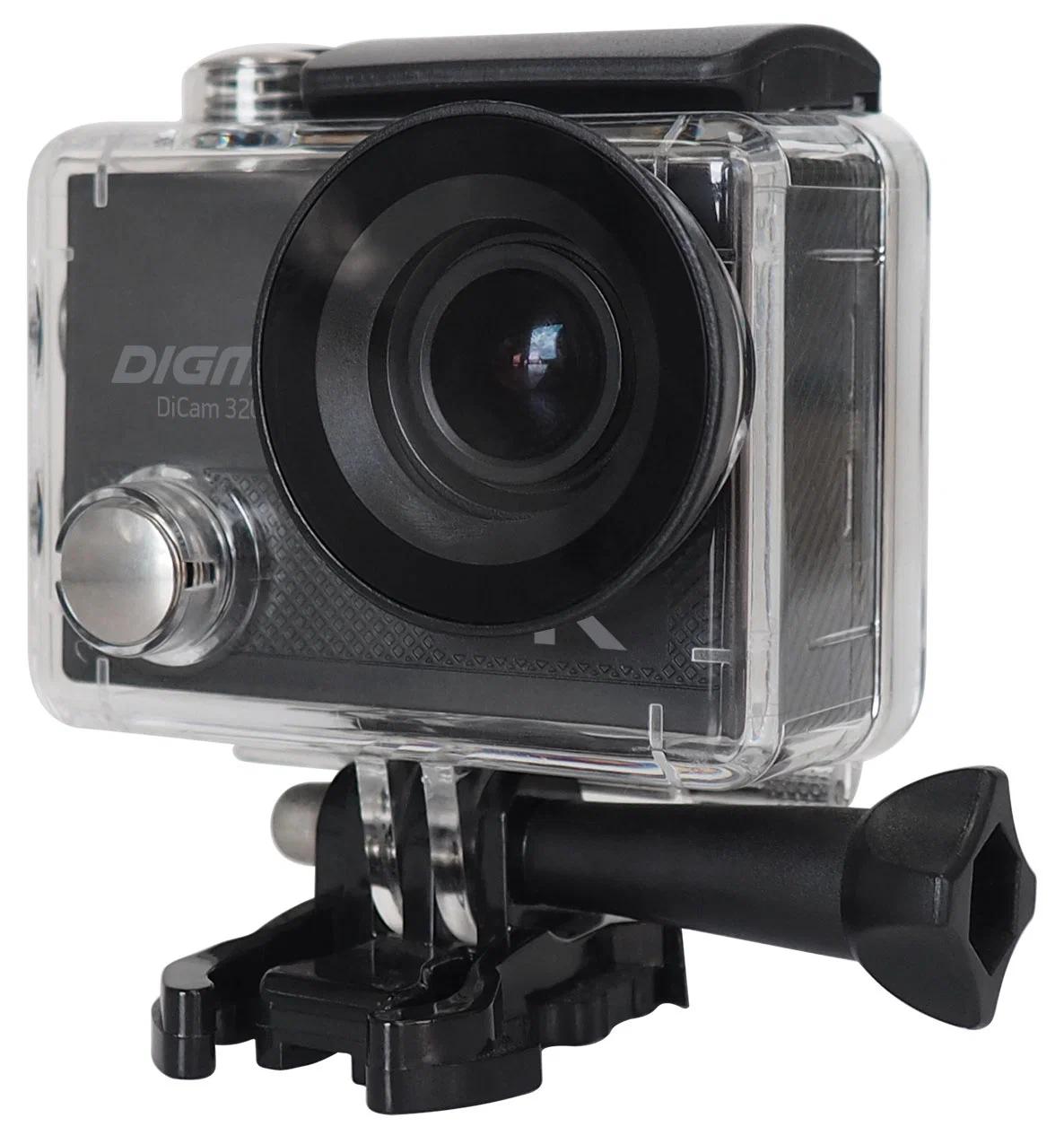 Экшн-камера Digma DiCam 320 черный (DC320)