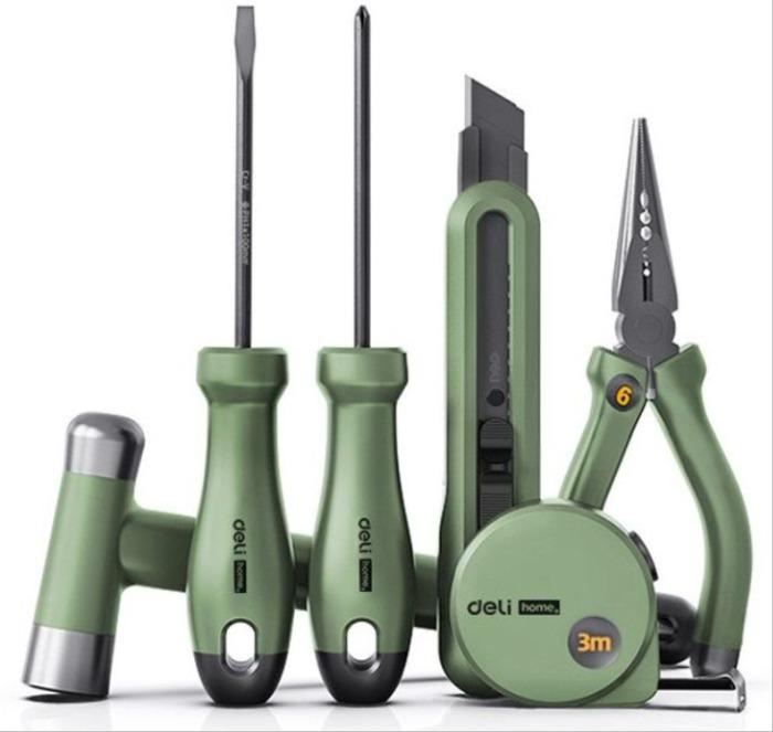 Набор инструментов Deli HT0006L Green