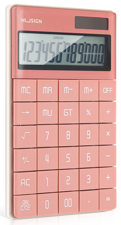 Калькулятор Deli Nusign ENS041PINK
