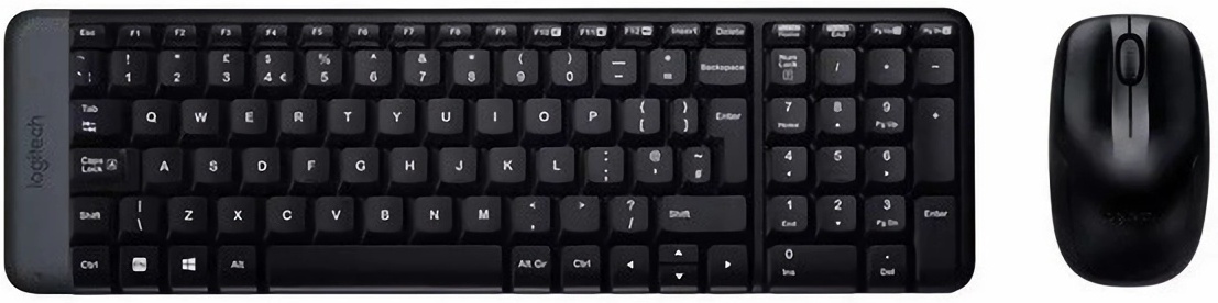 Набор периферии Logitech MK220 черный (920-003161)