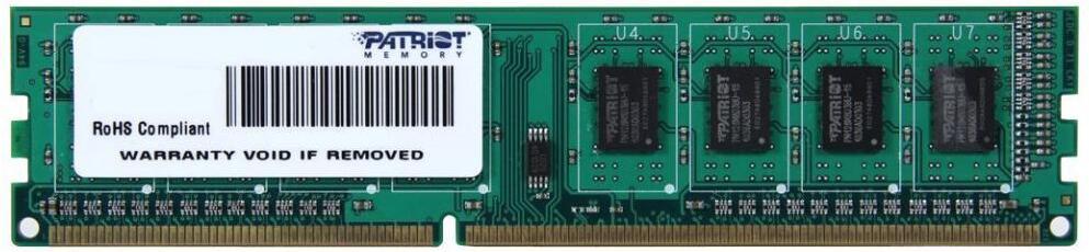 Оперативная память Patriot DDR3-1600 4GB PC-12800 (PSD34G160081)