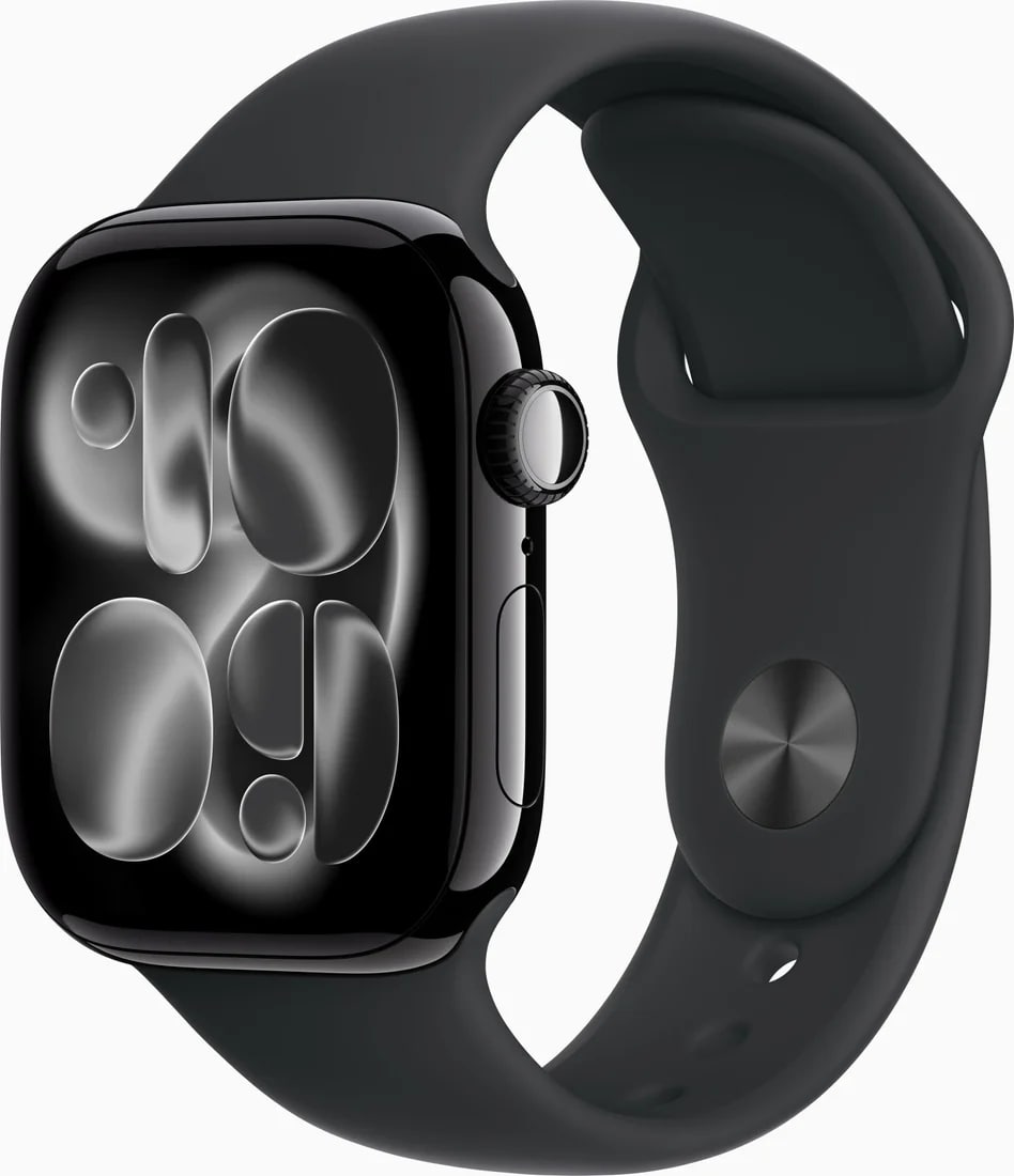 Умные часы Apple Watch Series 11 GPS 42mm Jet Black Al Case Black Sport Band M/L A3331 (MEQU4X/A)