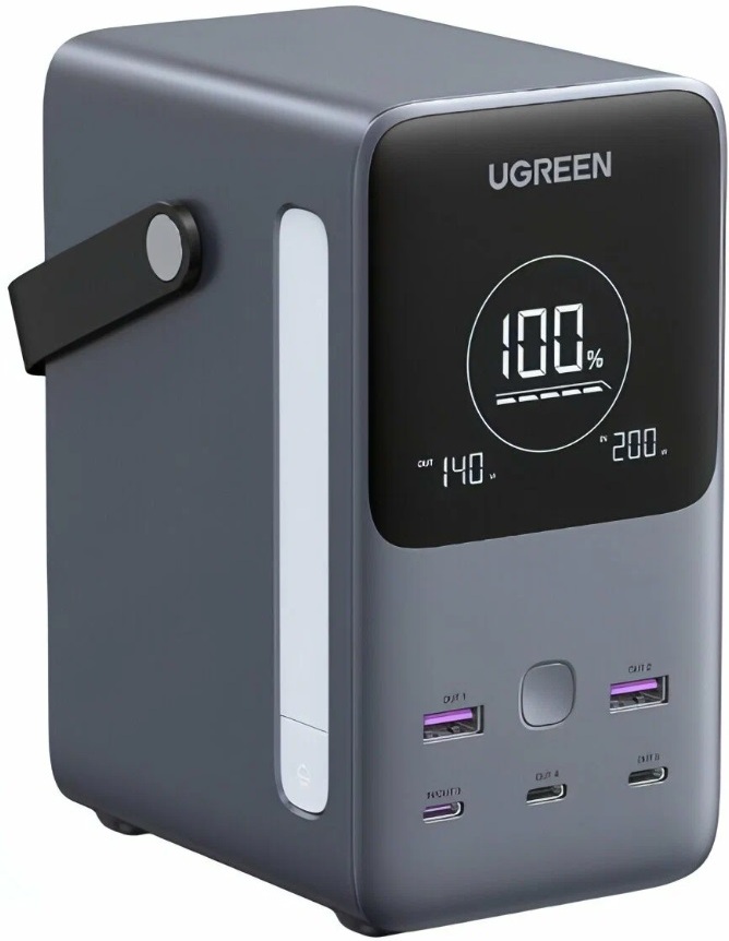 Портативное зарядное устройство Ugreen PB770 Space Gray (25286)