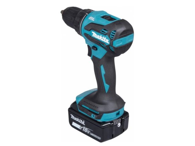 Аккум. дрель-шуруповерт MAKITA LXT DHP490SFJ MAKPAC (18.0 В, 2 акк., 3.0 А/ч Li-Ion, 2 скор., 50 Нм, шурупы до 13 мм, ЗУ.)