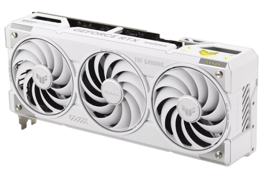 Видеокарта ASUS TUF Gaming GeForce RTX 5070 Ti 16GB GDDR7 BTF White OC TUF-RTX5070TI-O16G-BTF-WHITE (90YV0N60-M0NA00)