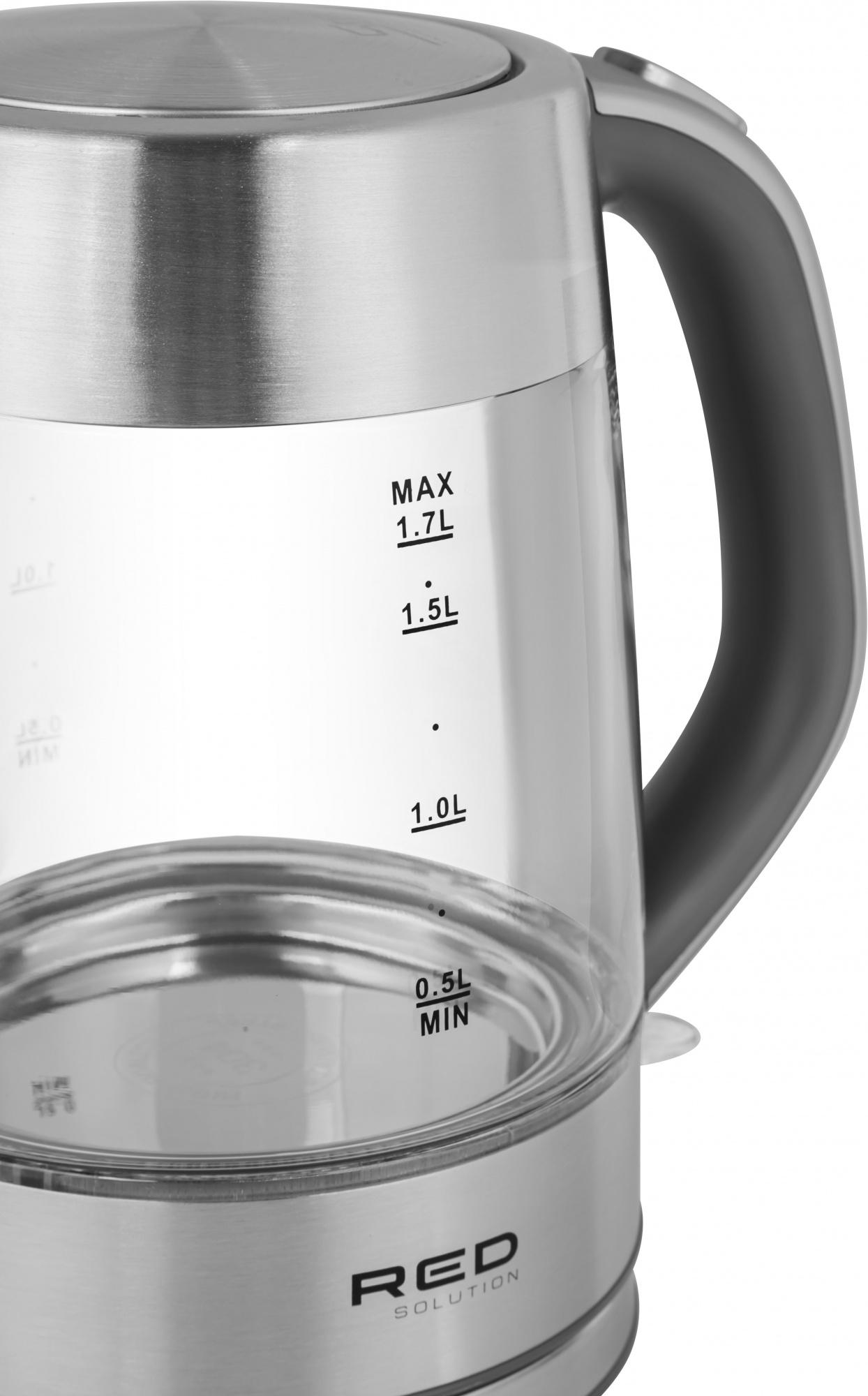 Электрочайник Red Solution RK-G138 серый