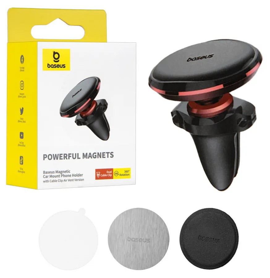 Держатель для смартфона Baseus C40141201913-00 Carmine Red