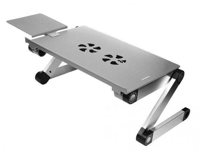 Подставка для ноутбука Cactus CS-LS-T8-C серебристый