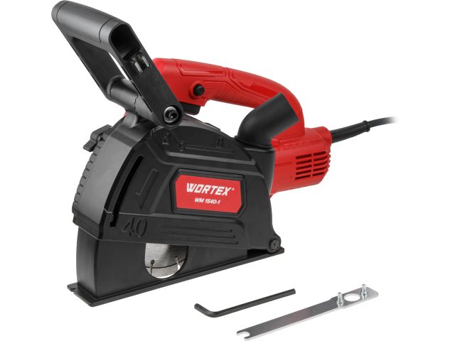 Бороздодел WORTEX WM 1540-1 в кор. 1800 Вт, 150 мм, глубина до 40 мм, конст. эл., плав. пуск (направление движения - на себя)