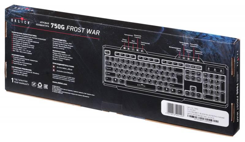 Клавиатура Oklick 750G Frost War