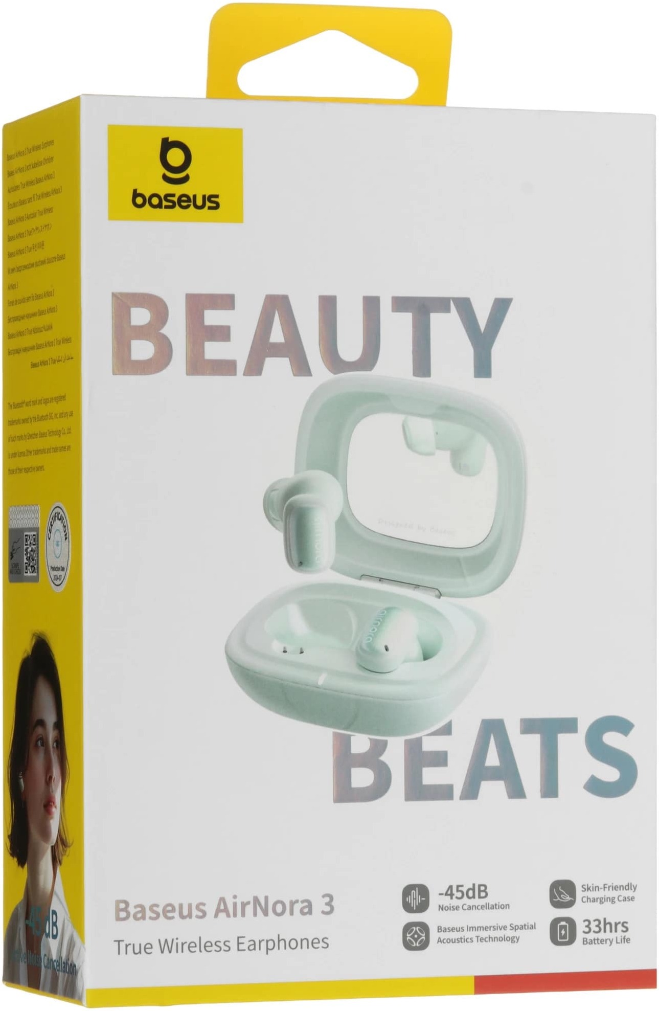 Наушники Baseus AirNora 3 Natural Green (A00076701633-00)