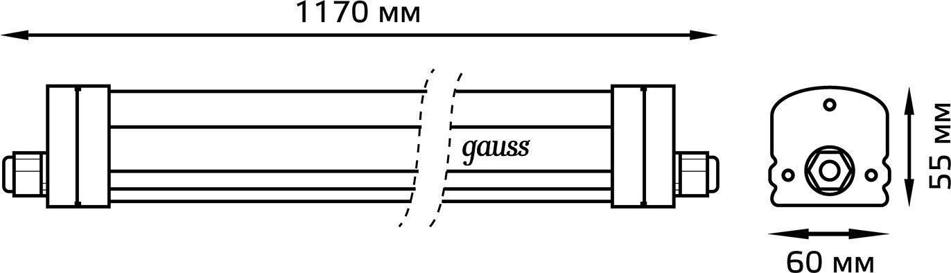 Потолочный светильник Gauss 843425336