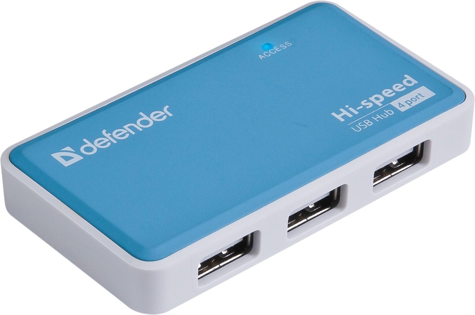 USB-хаб Defender Quadro Power (83503)