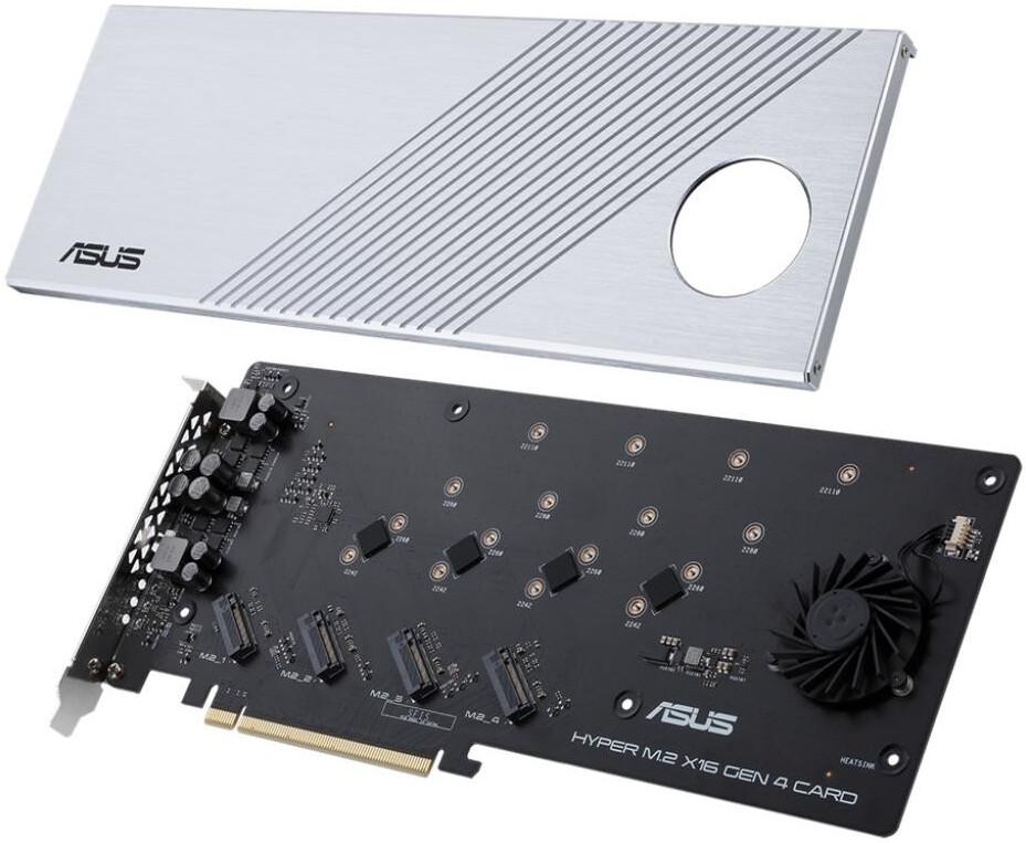 Плата расширения ASUS HYPER M.2 X16 GEN 4 CARD (90MC08A0-M0EAY0)