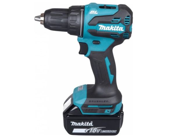 Аккум. дрель-шуруповерт MAKITA LXT DHP490SF1J MAKPAC (18.0 В, 1 акк., 3.0 А/ч Li-Ion, 2 скор., 50 Нм, шурупы до 13 мм)