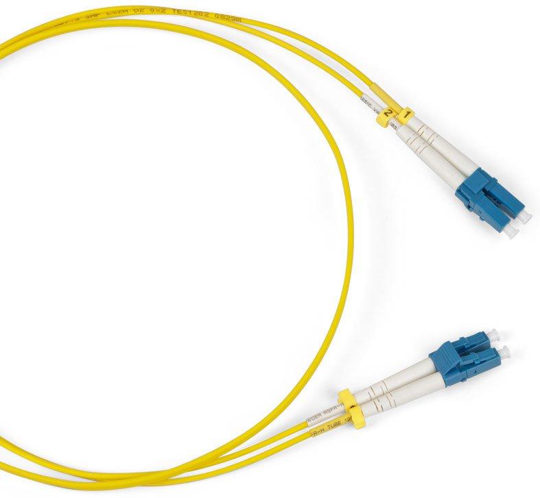 Патч-корд Hyperline FC-D2-9-LC/UR-LC/UR-H-10M-LSZH-YL