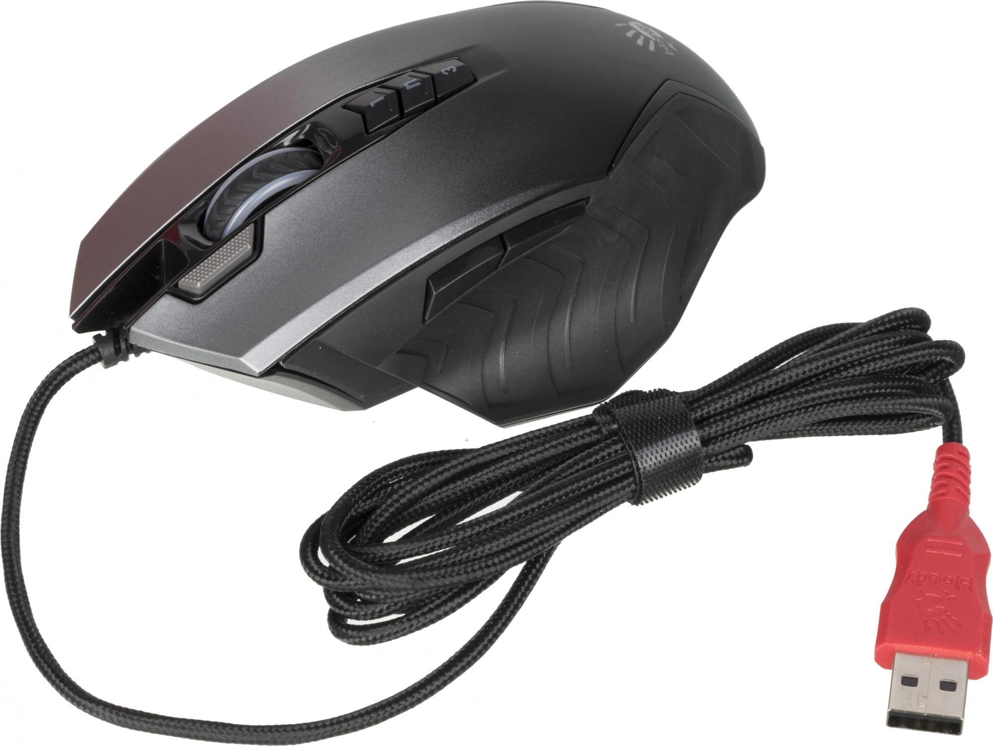 Мышь A4Tech Bloody J95s серый