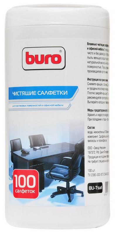 Салфетки для дисплеев Buro BU-Tsurl 100шт