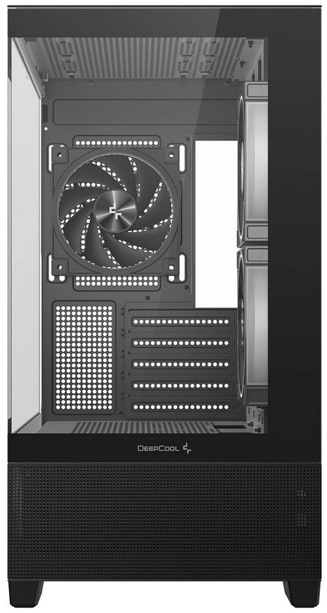 Корпус DeepCool CG380 3F ITX черный (R-CG380-BKAGM3-G)