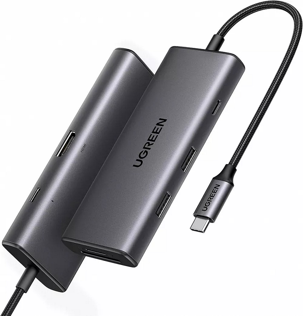 Док-станция Ugreen CM498 Space Gray (15531)