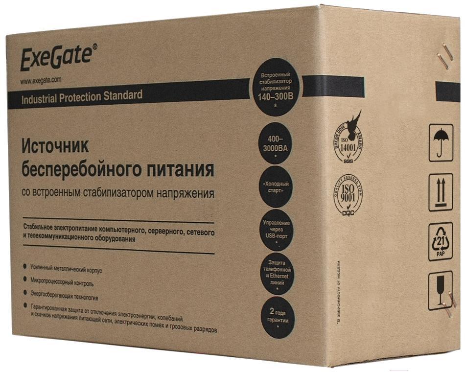Источник бесперебойного питания ExeGate Power Back BNB-850 (EP285474RUS)