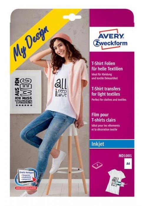 Термотрансфер Avery Zweckform MD1001 белый