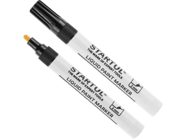 Маркер промышл. перманентный на основе жидк. краски черный STARTUL PROFI (ST4360-02) (толщ. линии 2,0 мм)