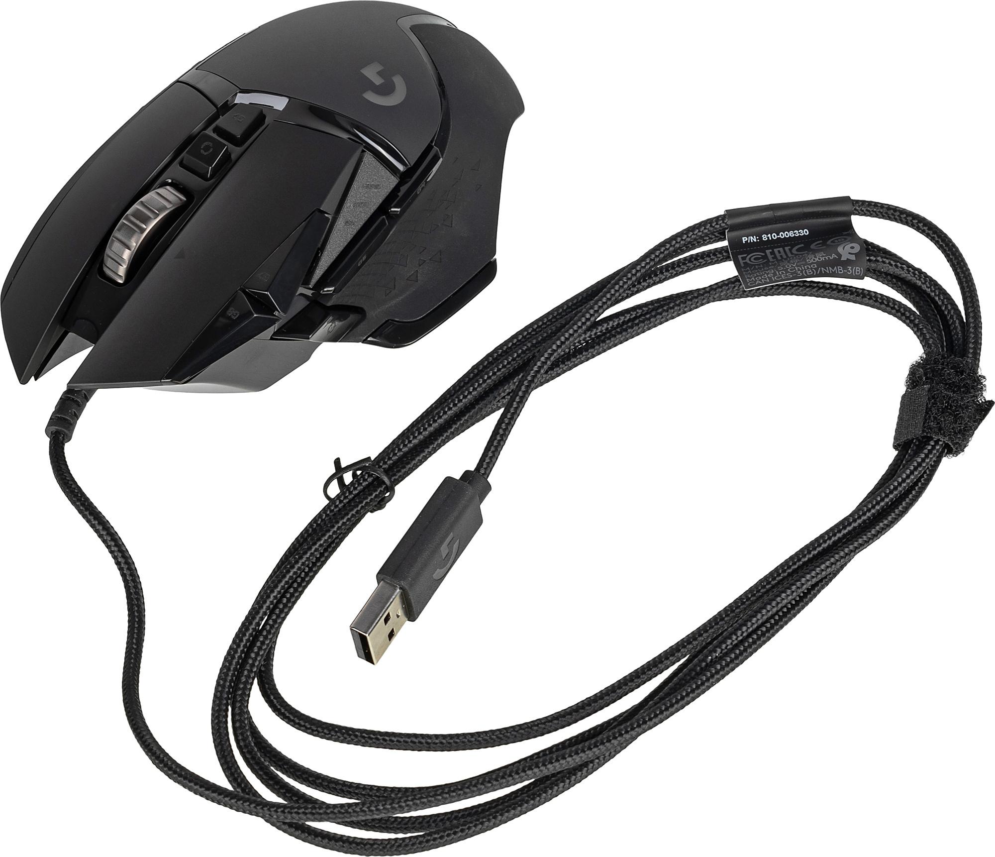 Мышь Logitech G502 Hero черный (910-005474)