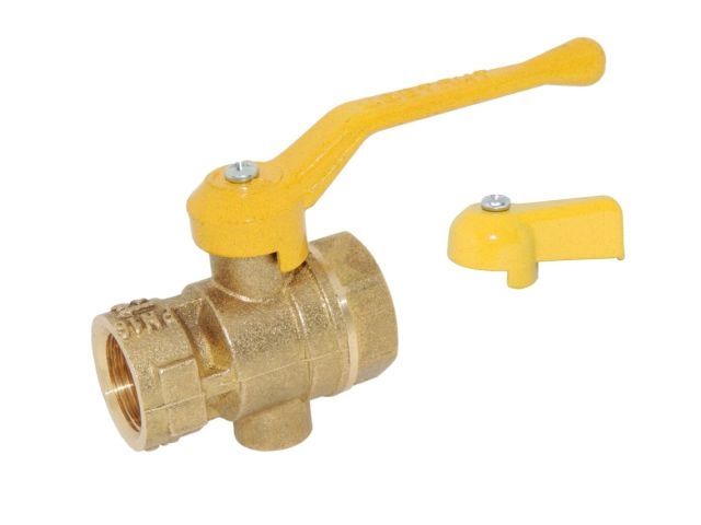 Кран шаровый 1/2" под манометр, (ГАЗ) PN1,6 МПа, 11Б27п10, Цветлит (ЦРБ0098)