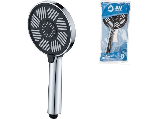 Душевая лейка, 3-функц., AV Engineering (ABS-пластик, подключение 1/2")