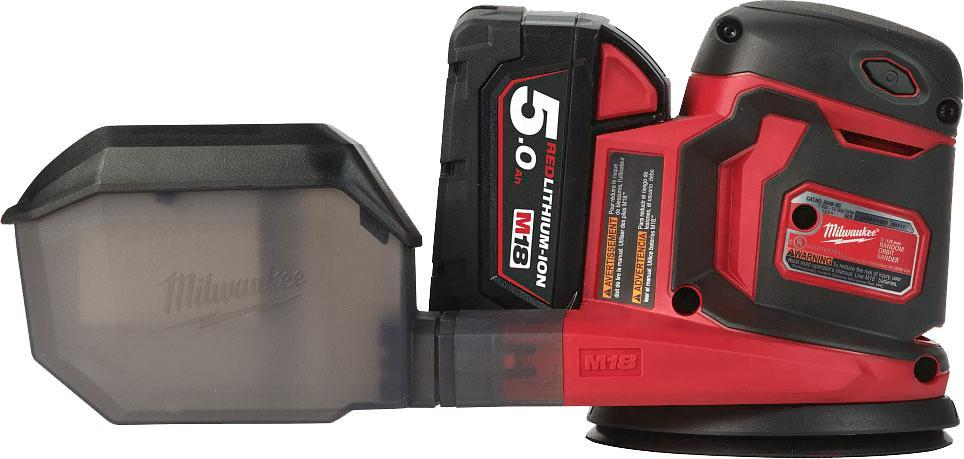 Эксцентриковая шлифмашина Milwaukee M18 BOS125-0 (4933464228)