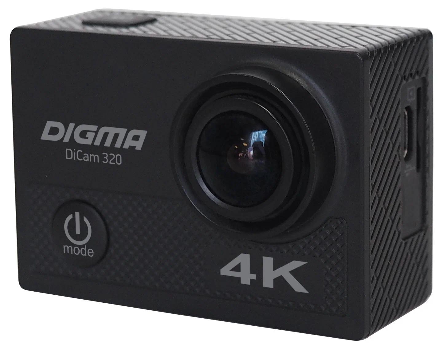 Экшн-камера Digma DiCam 320 черный (DC320)