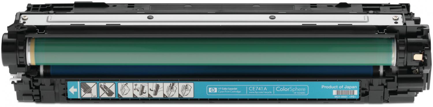 Картридж HP 307A голубой (CE741A)