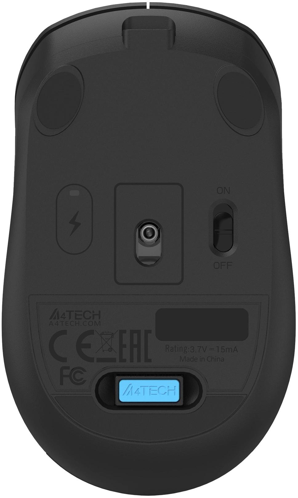 Мышь A4Tech Fstyler FG15CS Air2 черный