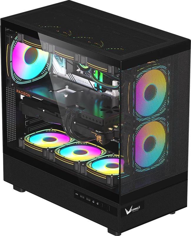 Корпус Formula Crystal Z8 FLOE черный без БП