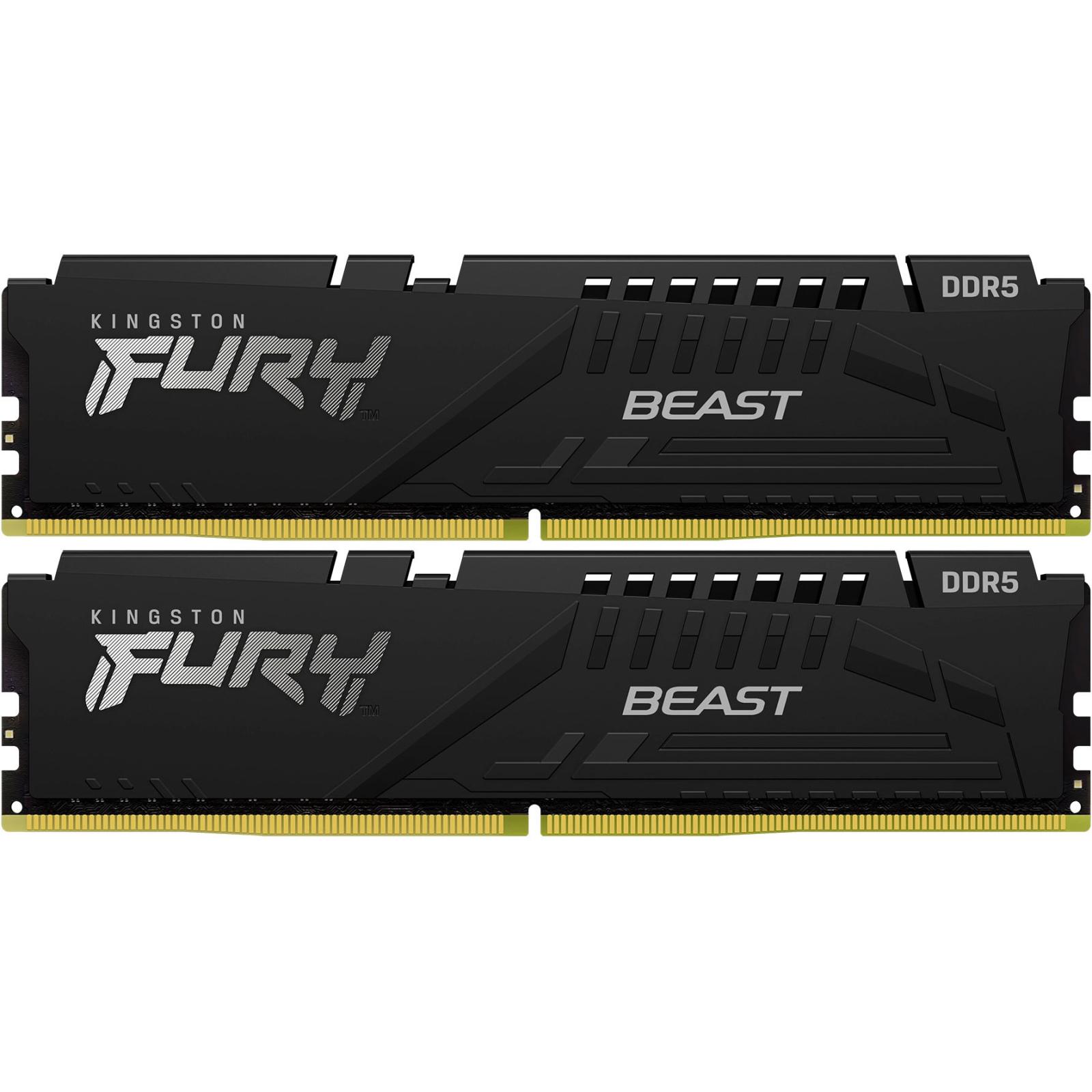 Оперативная память Kingston Fury Beast 64GB DDR5-5600 (KF556C40BBK2-64)