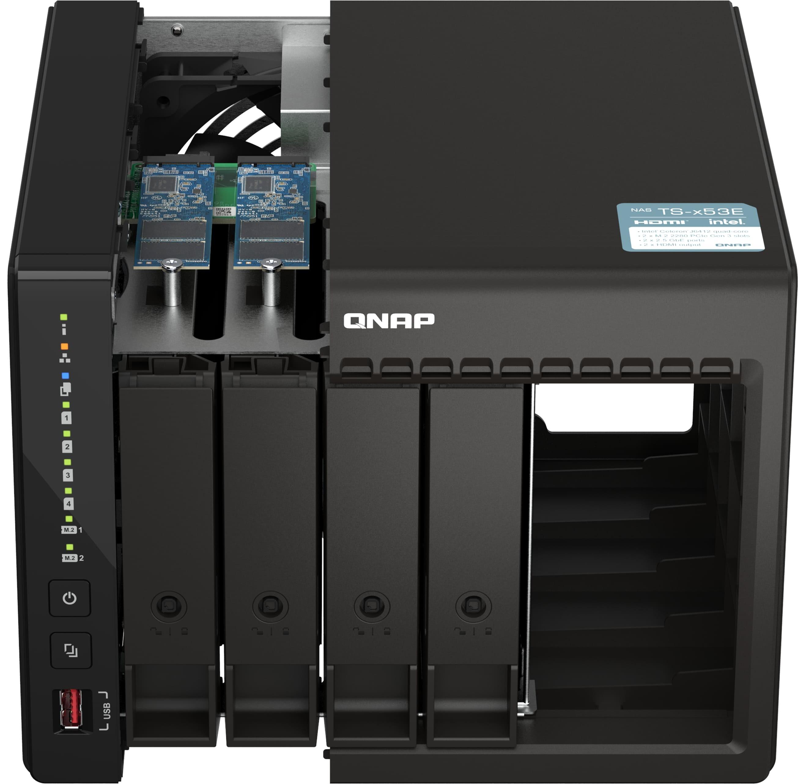 Сетевой накопитель QNAP TS-453E-8G