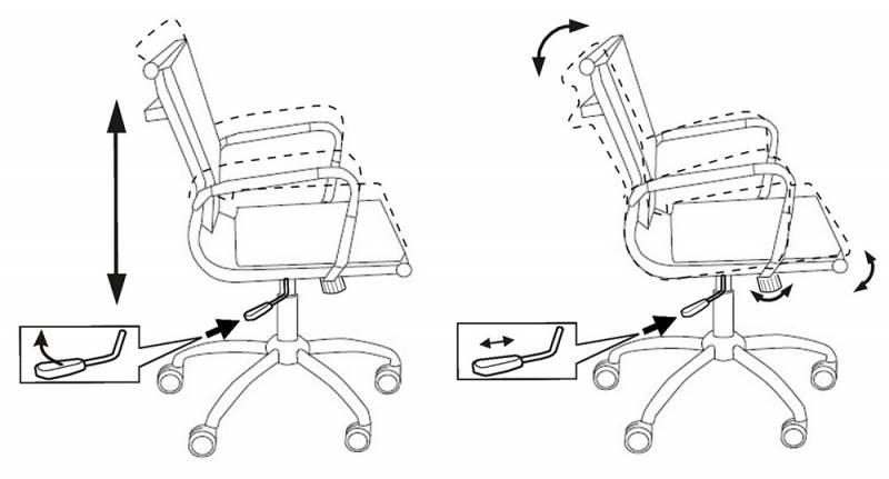 Офисное кресло Бюрократ CH-993-LOW/BROWN коричневый