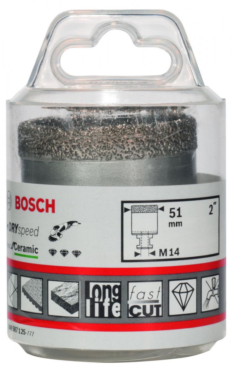 Алмазная коронка Bosch М 51мм Dry Speed 2.608.587.125