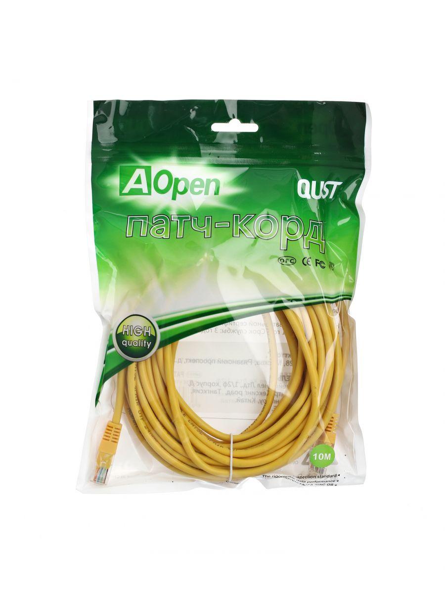 Патч-корд AOpen ANP511 10M Yellow