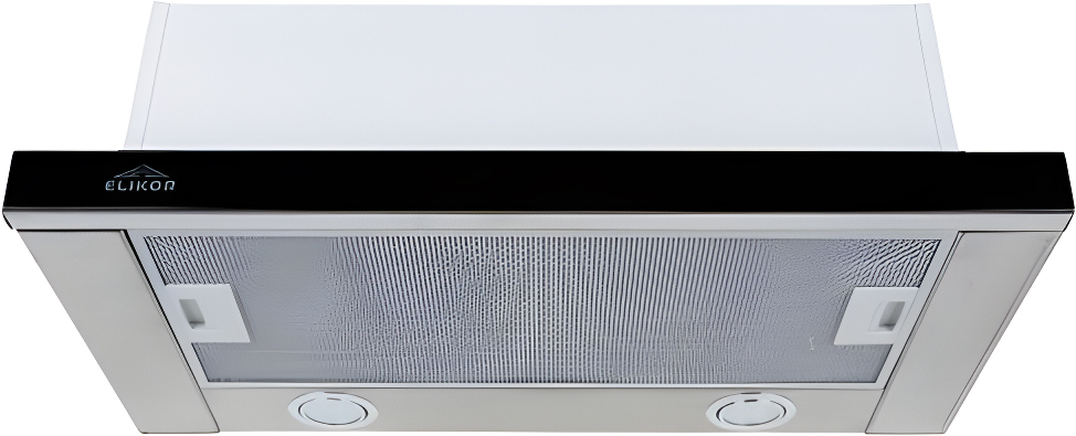 Кухонная вытяжка Elikor Интегра Glass 60Н-400-В2Д нержавеющая сталь/стекло черное (940982)