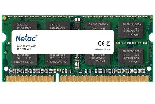 Оперативная память Netac Basic 4GB DDR3 SODIMM PC3-12800 (NTBSD3N16SP-04)